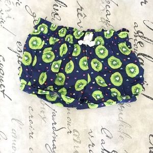 Kiwi print Cuffed balloon shorts size 4t